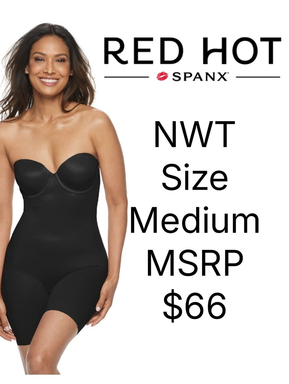 NWT RED HOT by SPANX Women's Moderate Control Shapewear Size Medium